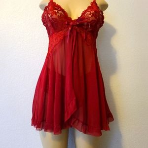 2pc Lingerie Gown